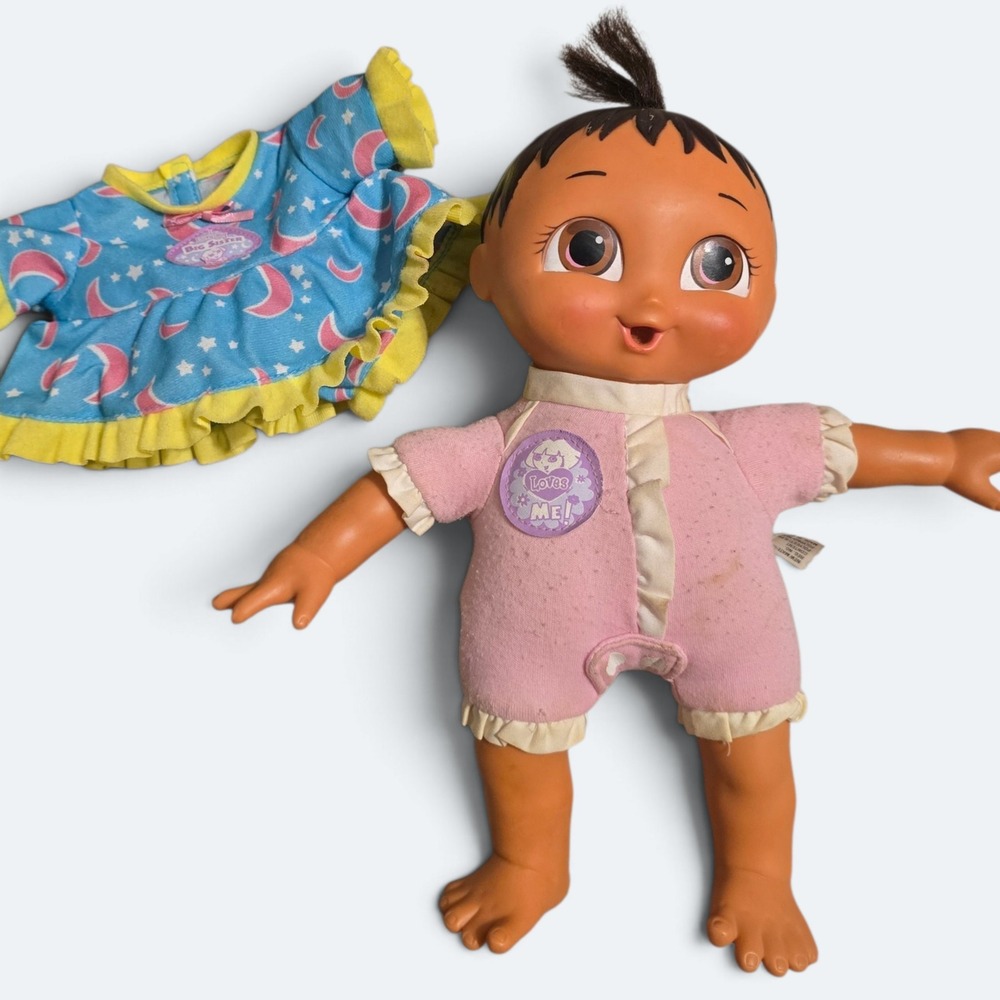 Vintage Fisher Price Dora the Explorer "Cuddle and Care" Super Babies Twin Doll